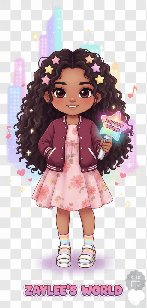 Zaylee’s character is a reminder that being the best doesn't mean having the most talent; it means having the biggest heart. She embodies the brand’s core lesson: "Kindness is the best choreography."

She is Zaylee’s dream—a perfect mix of teacher, leader, and superstar, built on family love and the unstoppable power of imagination.